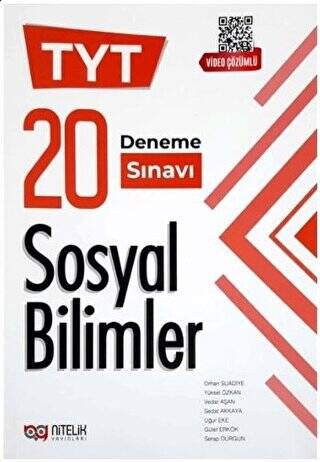 Nitelik YKS TYT Sosyal Bilimler 20 Deneme Video Çözümlü - 1