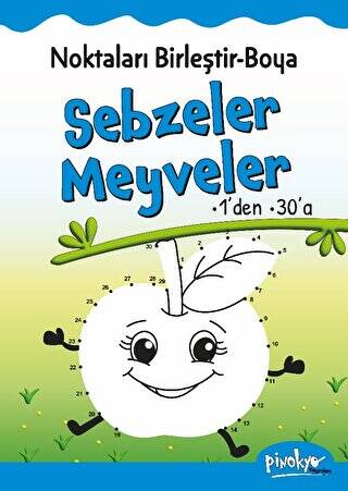 Noktaları Birleştir-Boya Sebzeler-Meyveler-1’den 30’a - 1