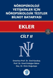 Nöropsikoloji Yetişkinler İçin Nöropsikolojik Testler Ekler - Cilt - 2 - 1