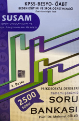 ÖABT Beden Eğitimi SUSAM Psikososyal Dersleri Soru Bankası Çözümlü - 1