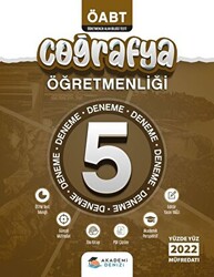 ÖABT Coğrafya Öğretmenliği 5`li Deneme - 1