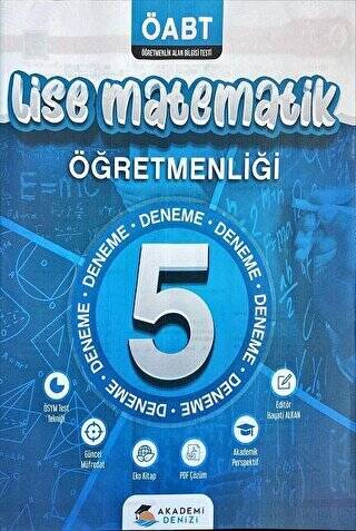 ÖABT Lise Matematik Öğretmenliği 5 Deneme - 1