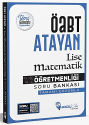 ÖABT Lise Matematik Öğretmenliği Atayan Soru Bankası Çözümlü - 1