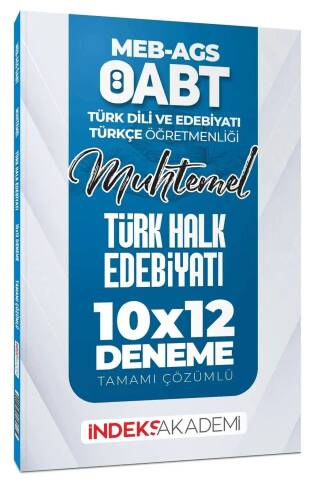 ÖABT MEB-AGS Muhtemel Türk Dili Edebiyatı-Türkçe Türk Halk Edebiyatı 10x12 Deneme Çözümlü - 1