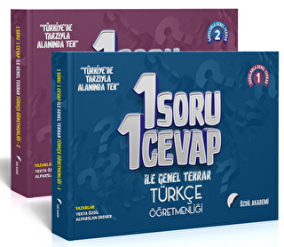 ÖABT Türkçe Öğretmenliği 1 Soru 1 Cevap ile Genel Tekrar Seti - 1