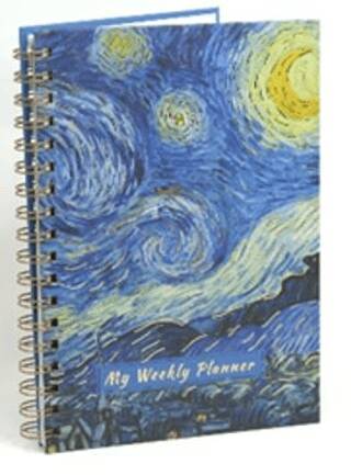 Odak Yayın Haftalık Planlayıcı Sticker Defter - Starry Night - 1