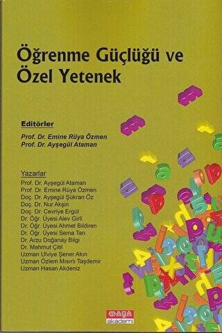 Öğrenme Güçlüğü ve Özel Yetenek - 1