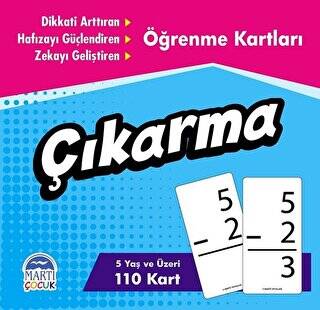 Öğrenme Kartları - Çıkarma - 1