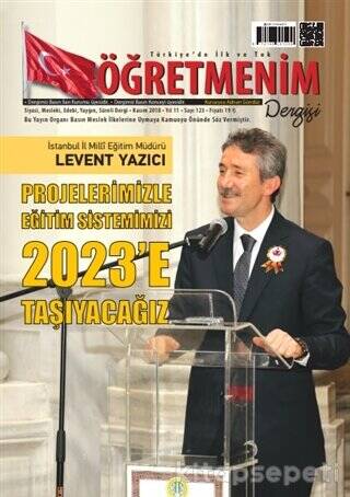 Öğretmenim Dergisi Sayı: 123 Kasım 2018 - 1