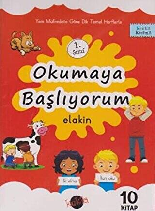 Okumaya Başlıyorum - Elakin Set 10 Kitap Takım - 1