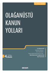 Olağanüstü Kanun Yolları - 1