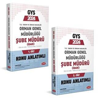 Orman Genel Müdürlüğü Şube Müdürü İdari Görevde Yükselme Sınavı Hazırlık Kitabı 1-2 - 1