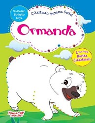 Ormanda - Çıkartmalı Boyama Serisi - 1