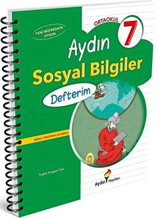 Ortaokul 7 Aydın Sosyal Bilgiler Defterim - 1