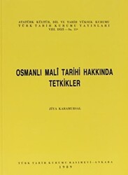 Osmanlı Mali Tarihi Hakkında Tetkikler - 1