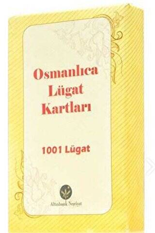 Osmanlıca Lügat Kartları 1001 Lügat - 1