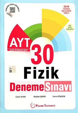 Palme YKS AYT Fizik 30 Deneme Sınavı - 1