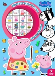 Peppa Pig Eğlenceye Açılan Pencere Çıkartmalı Boyama Kitabı - 1