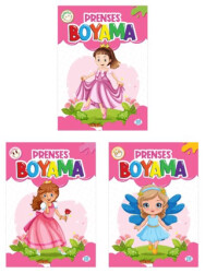 Prenses Boyama Kitabı 3 Kitap - 1