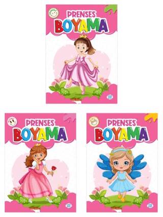 Prenses Boyama Kitabı 3 Kitap - 1