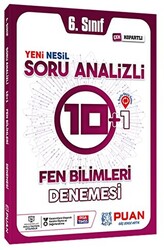 Puan Yayınları 6. Sınıf Fen Bilimleri Soru Analizli 10+1 Deneme - 1