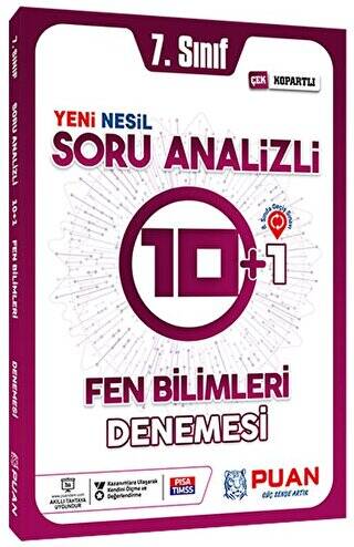 Puan Yayınları 7. Sınıf Fen Bilimleri Soru Analizli 10+1 Deneme - 1