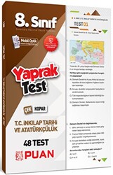 Puan Yayınları 8. Sınıf LGS T.C. İnkılap Tarihi ve Atatürkçülük Yaprak Test - 1