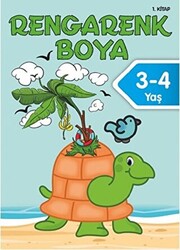 Rengarenk Boya 3-4 Yaş 1. Kitap - 1