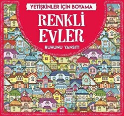 Renkli Evler - Yetişkinler İçin Boyama - 1