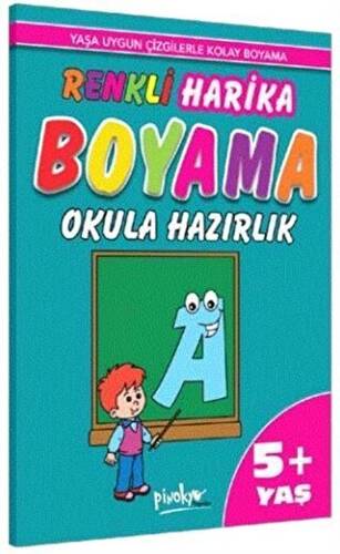 Renkli Harika Boyama Okula Hazırlık 5+ Yaş - 1