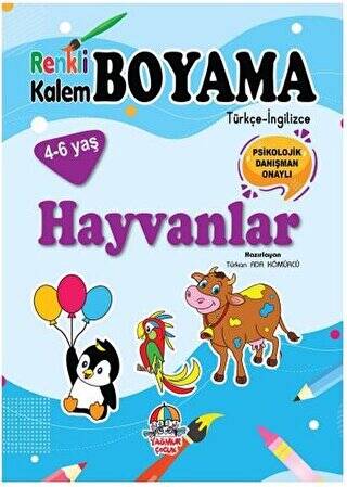 Renkli Kalem Boyama - Hayvanlar - 1