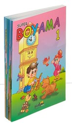 Renkli Süper Boyama 10 Kitap Takım - 1