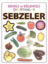 Renkli ve Eğlenceli Çıkartmalar - Sebzeler Vegetables - 1