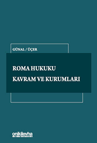 Roma Hukuku Kavram ve Kurumları - 1