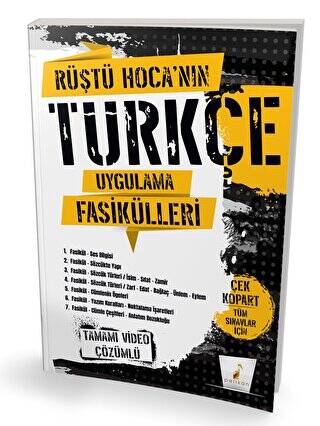 Rüştü Hoca`nın Türkçe Uygulama Fasikülleri Tamamı Video Çözümlü - 1