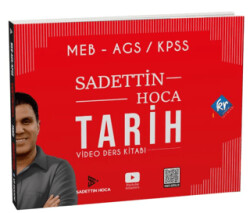 Sadettin Hoca MEB AGS KPSS Tarih Video Ders Kitabı - 1