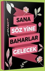 Sana Söz Yine Baharlar Gelecek Çizgili Defter - 1