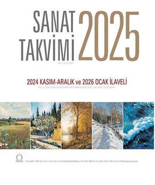 Sanat Takvimi 2025 Duvar Takvimi - 1