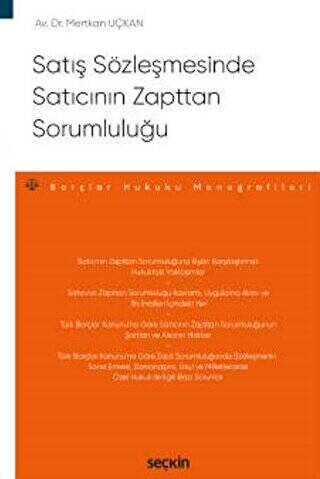 Satış Sözleşmesinde Satıcının Zapttan Sorumluluğu - 1