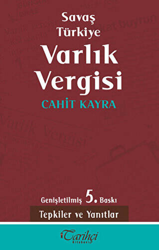 Savaş Türkiye Varlık Vergisi - 1