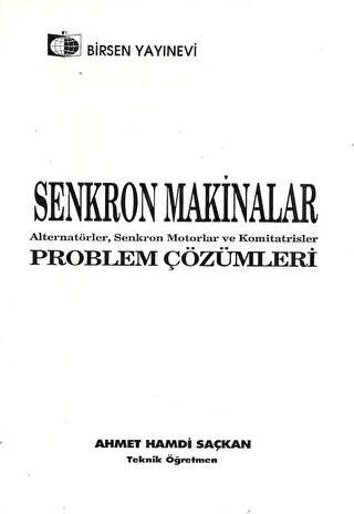 Senkron Makinalar Problem Çözümleri - 1