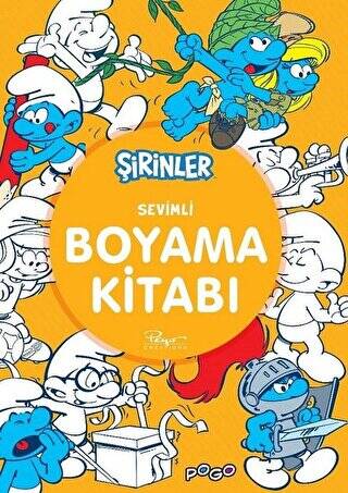 Sevimli Boyama Kitabı - Şirinler - 1