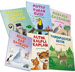 Sevimli Hayvan Dostlarımız Hikaye Seti - 6 Kitap - 1