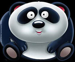 Sevimli Hayvanlar Çıkartmalı Boyama - Panda - 1