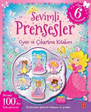 Sevimli Prensesler Oyun ve Çıkartma Kitabım - 1