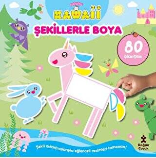 Sevimliler Kawaii Şekillerle Boya - 1