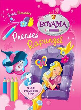 Sihirli Prensesler Boyama - Prenses Rapunzel - 1