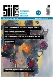 Şiirden İki Aylık Şiir Dergisi Sayı: 43 Eylül-Ekim 2017 - 1