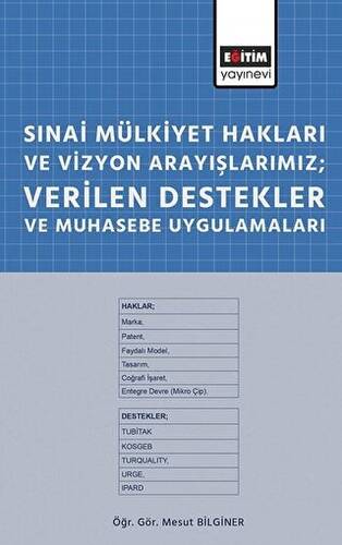 Sınai Mülkiyet Hakları ve Vizyon Arayışlarımız; Verilen Destekler ve Muhasebe Uygulamaları - 1