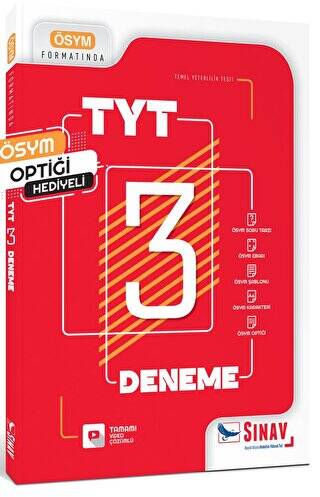 TYT Tamamı Video Çözümlü 3 Deneme - 1